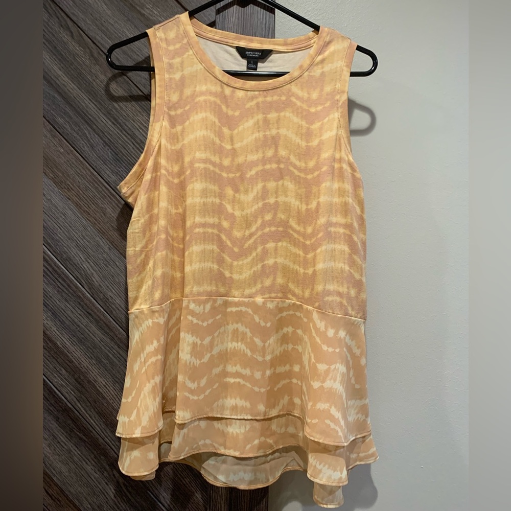 Simply Vera Vera Wang Peplum Top